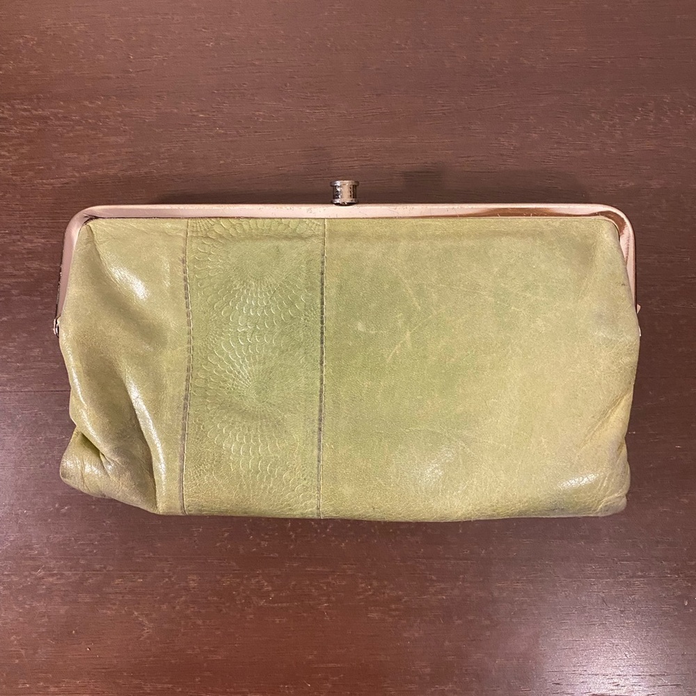 HOBO Green Vintage Clutch